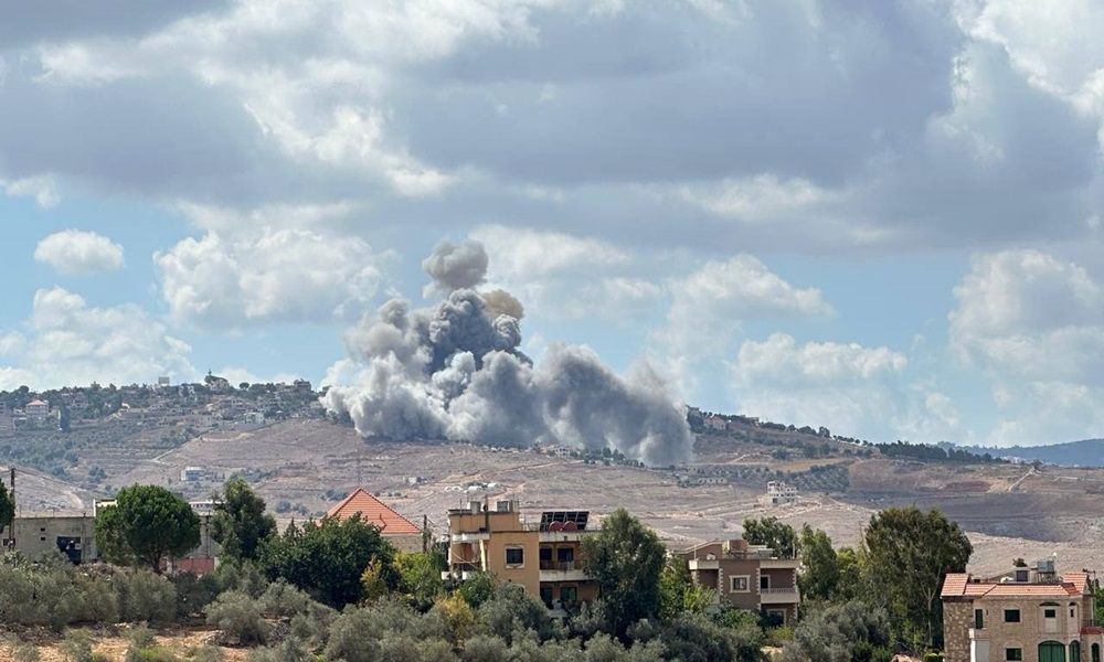 بالفيديو: غارة عنيفة على منزل في عنقون