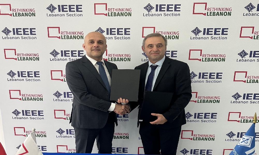 إتفاقية شراكة بين Rethinking Lebanon و IEEE قسم لبنان