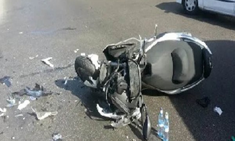 جريح بانزلاق دراجة نارية على طريق جزين – كفرحونة