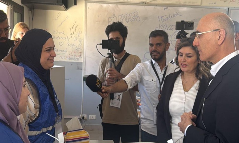 الحجار يجول على مراكز الإقتراع: يدًا بيد سنُعيد الإعمار