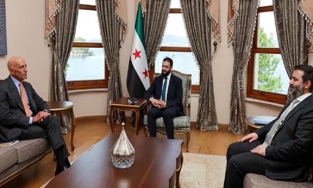 تفاصيل لقاء الشرع والمبعوث الأميركي