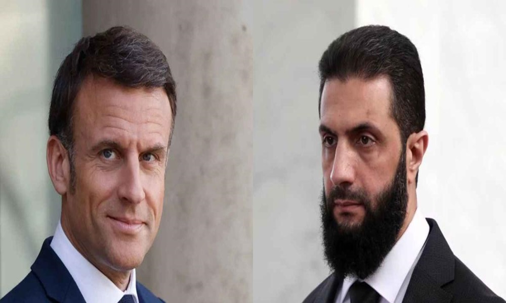 ماكرون سيطلب من الشرع حماية المدنيين في سوريا