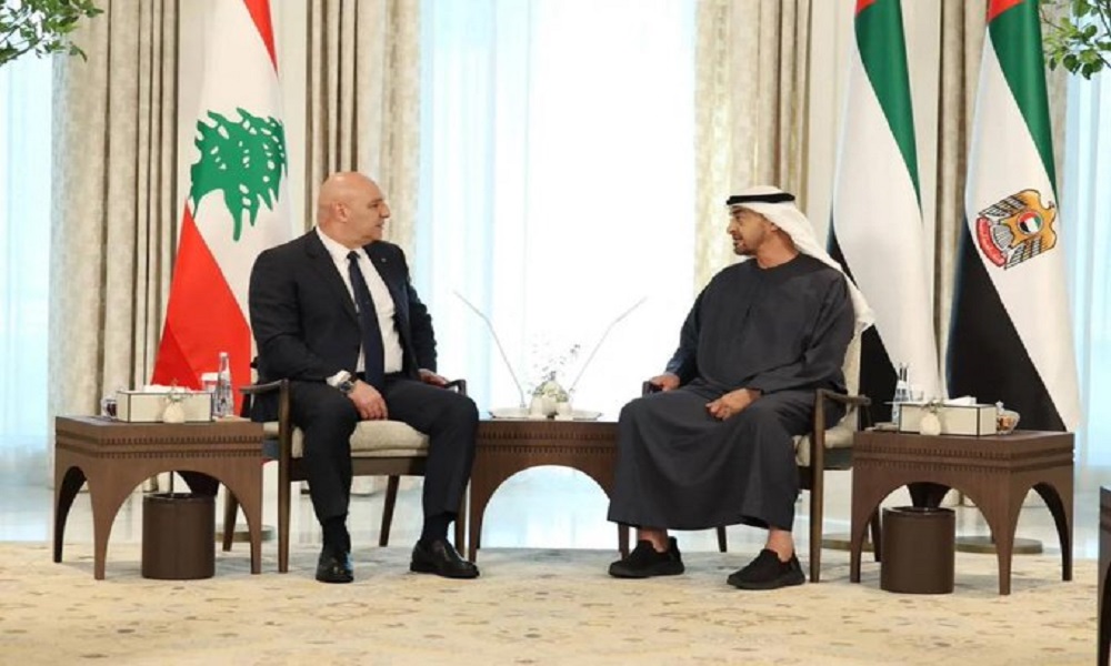 عون للشيخ محمد بن زايد: شكرًا لاهتمامكم بلبنان