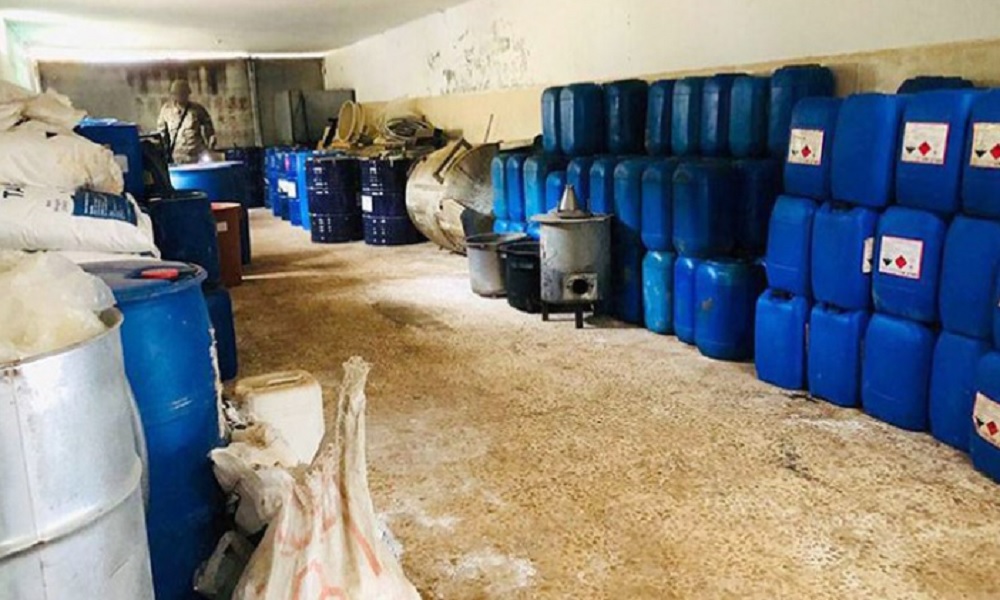 القضاء على غالبية مصانع المخدرات الحدودية مع سوريا