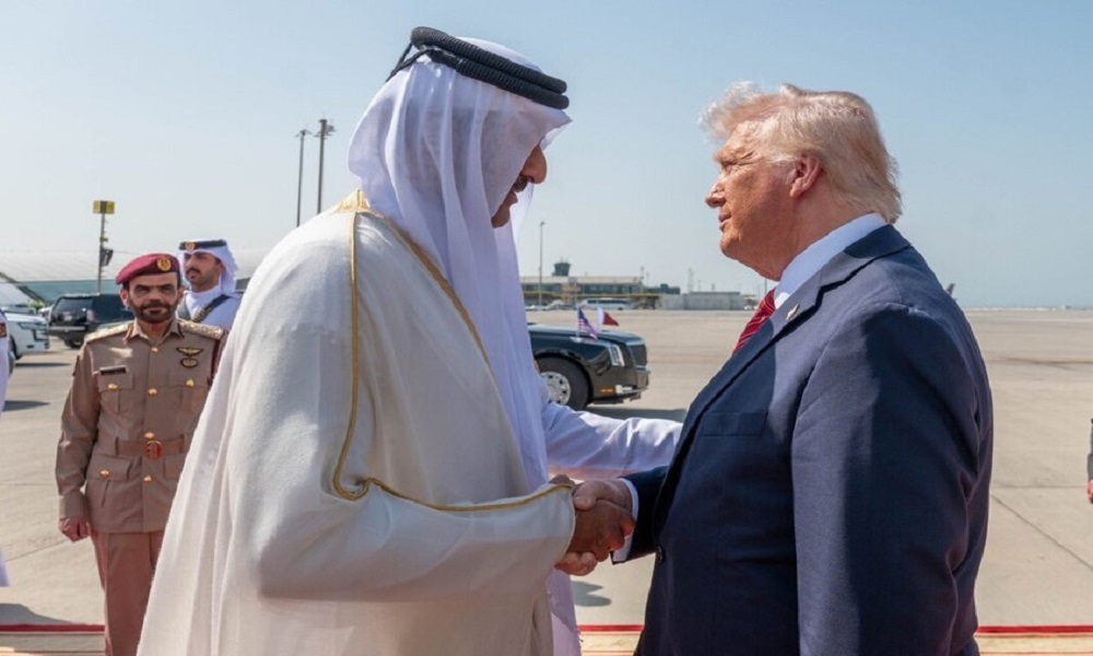 أمير قطر وترامب يوقعان اتفاقات تجارية ودفاعية