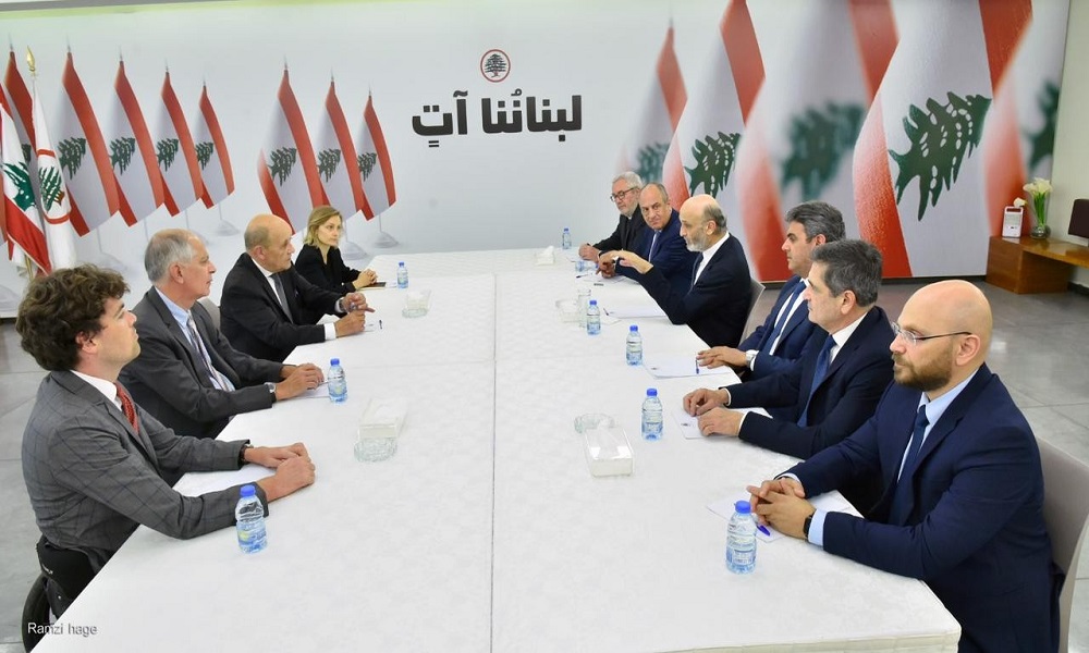 المستجدات المحلية والاقليمية بين جعجع ولودريان