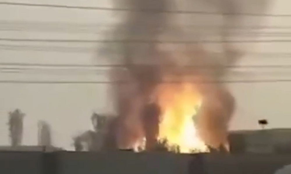 بالفيديو: حريق بحقل بارس الجنوبي للغاز في إيران
