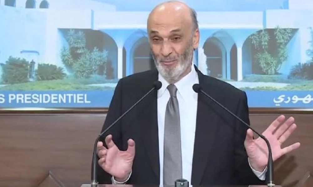 جعجع من بعبدا: عون مصمم على قيام الدولة
