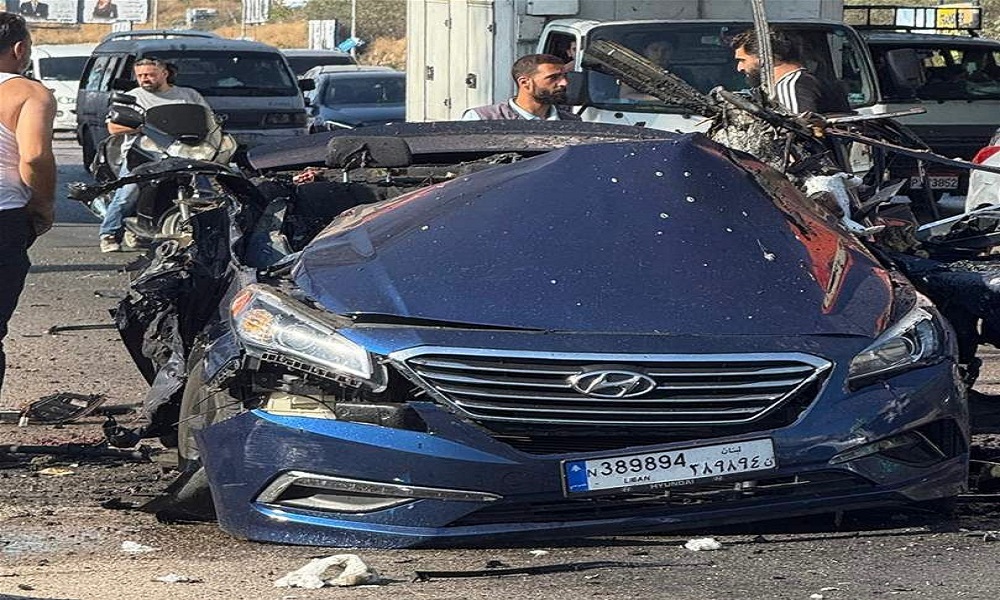بالفيديو: إستهداف سيارة في خلدة