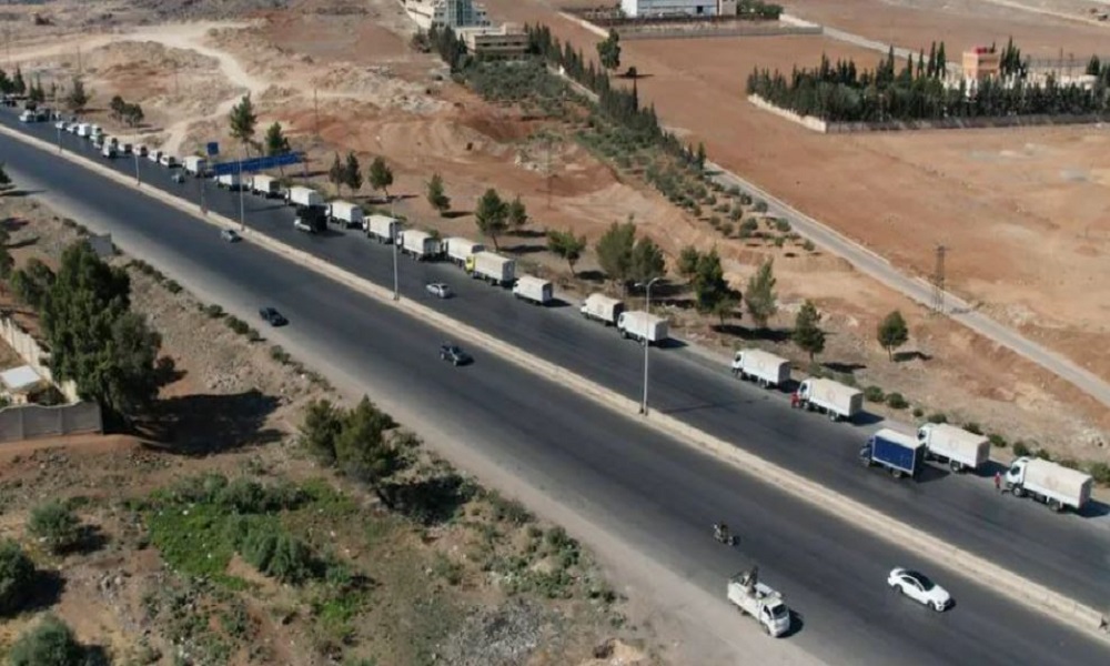 دخول قافلة مساعدات طبية إلى السويداء