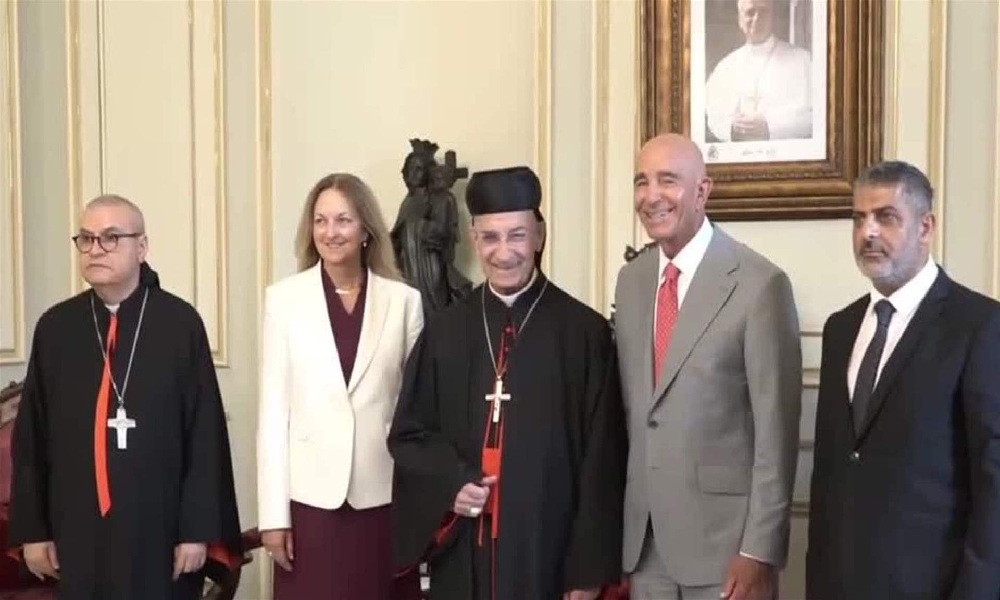 برّاك من بكركي: سأعود إلى لبنان وأنا متفائل