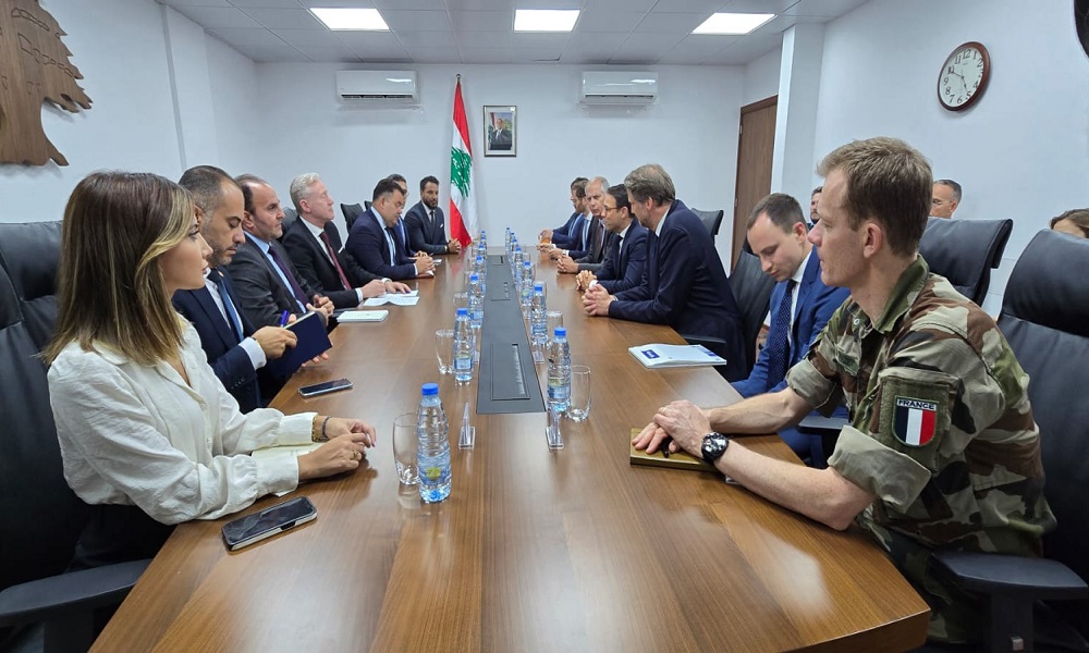 “اليونيفيل” وضرورة بقائها مدار بحث بين رجي ووفد فرنسي