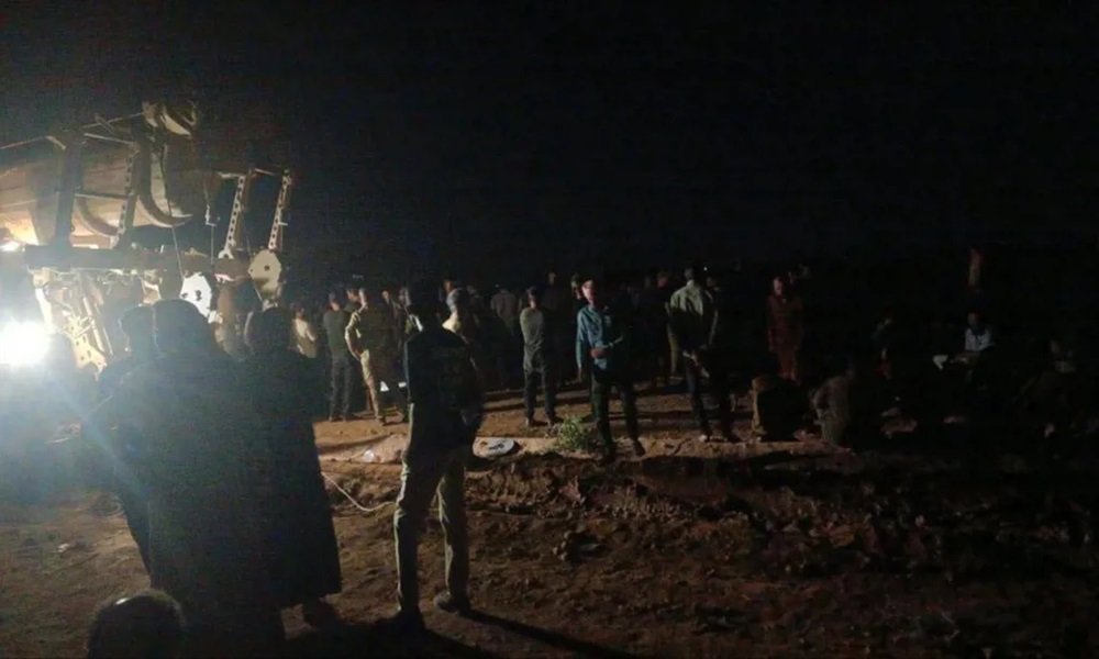 إنتشال طفل سقط داخل بئر في الرقة