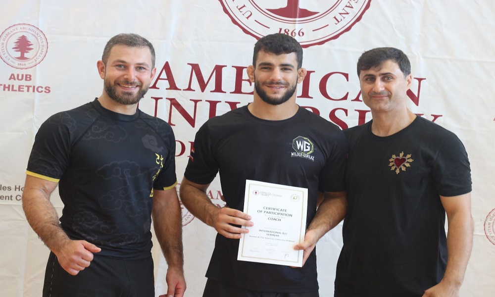 AUB تنظّم أول دورة تدريبية دولية في الجيوجيتسو