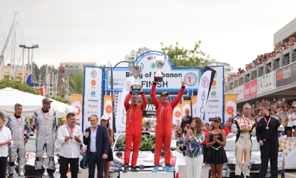 روجيه فغالي بطل رالي لبنان للمرة 18