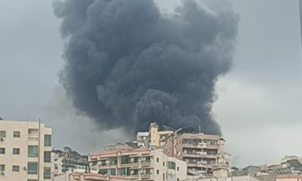 حريق كبير في عرمون