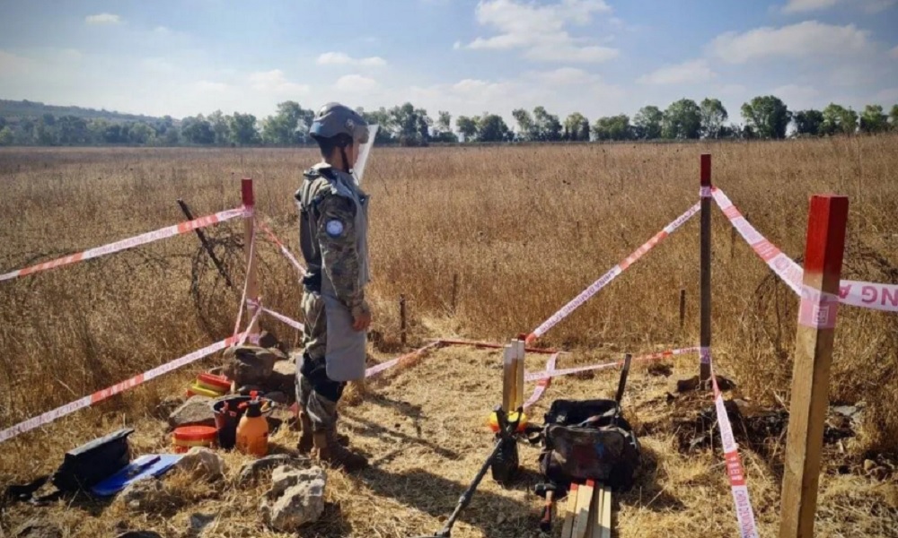 «يونيفيل» تستأنف إزالة الألغام في جنوب لبنان