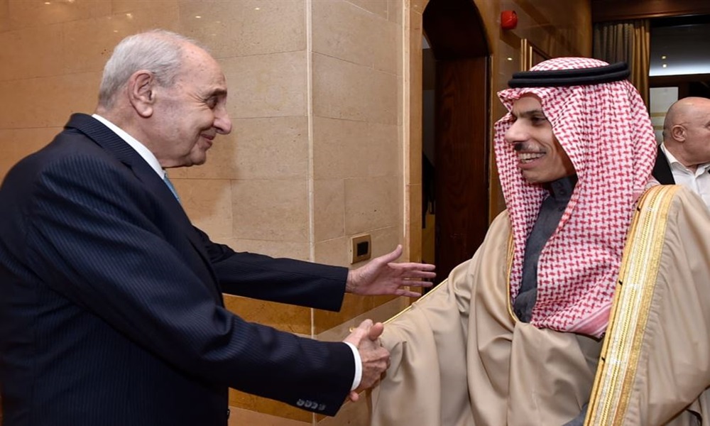 علاقة إيجابية بين بري وبن فرحان