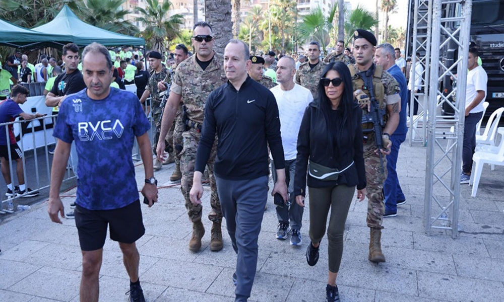 بالصور- ماراثون للجيش تحت عنوان “مع بعض منوصل”