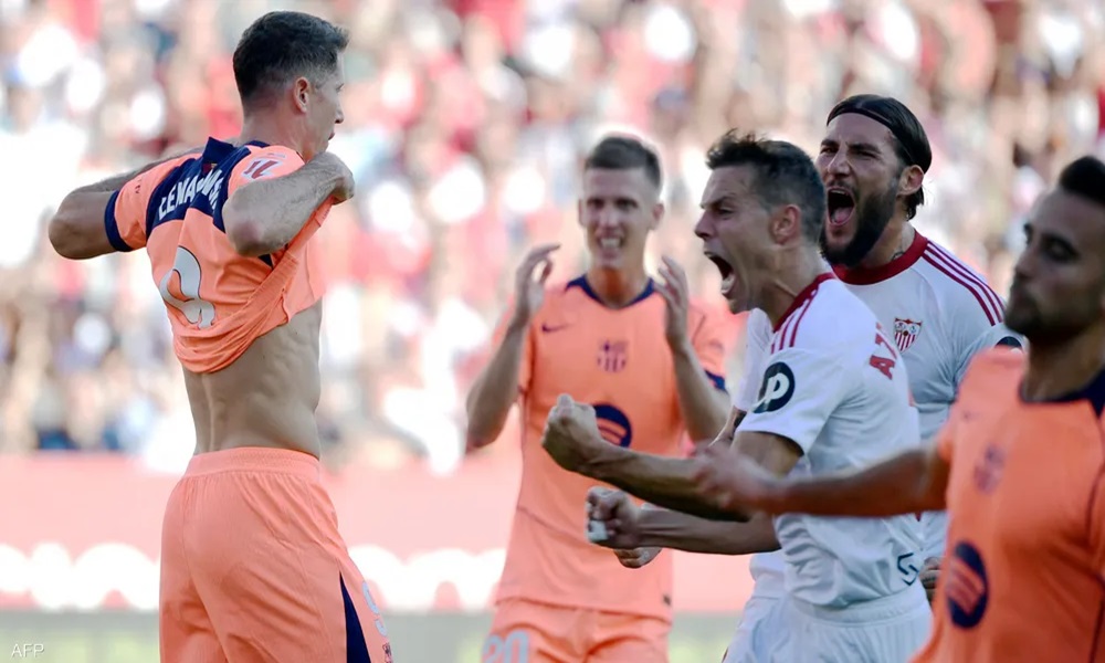 برشلونة يسقط في شباك إشبيلية