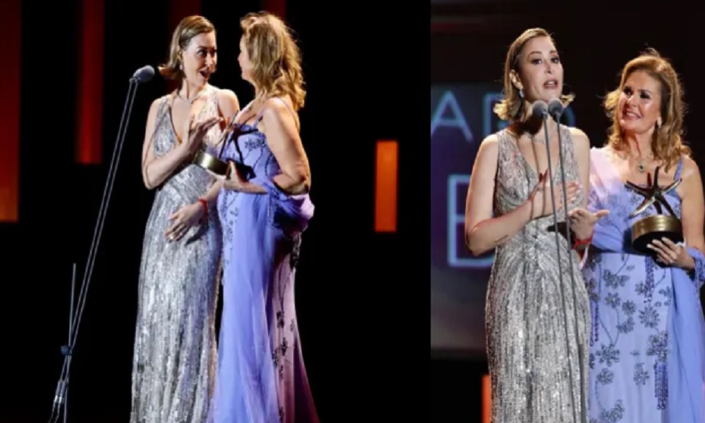 بالفيديو: منة شلبي تتعرض لموقف محرج على المسرح