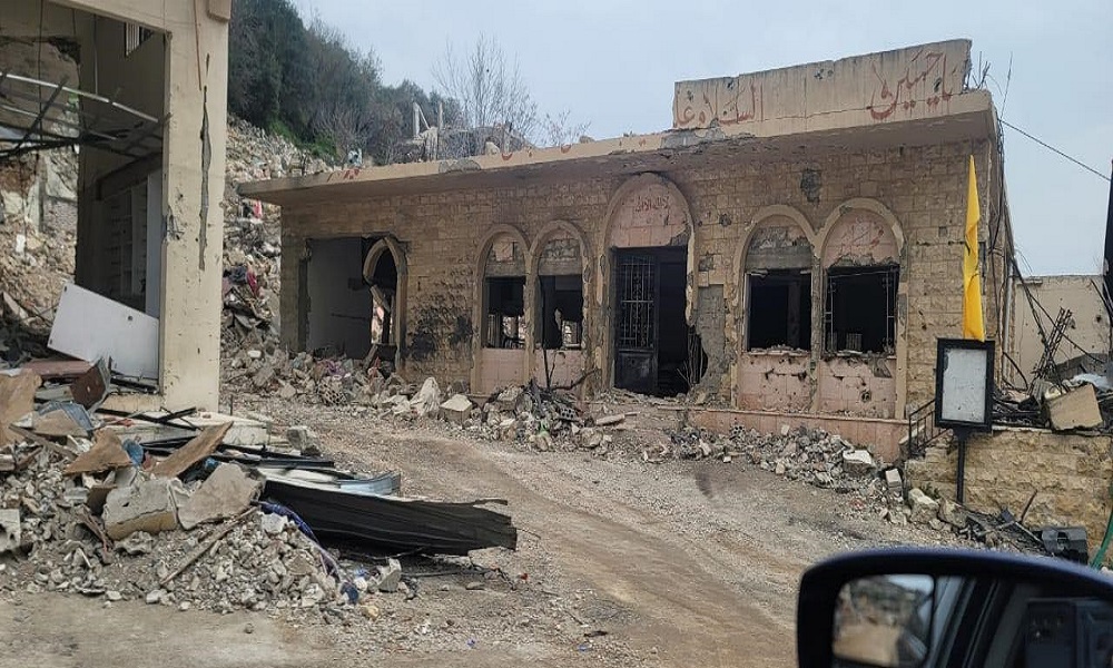 بالفيديو: الجيش الإسرائيلي يفجر حسينية العديسة