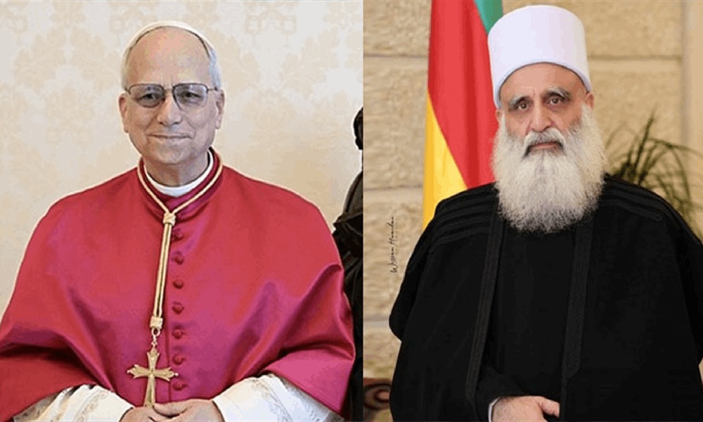 البابا لاون الرابع عشر يثمّن موقف شيخ العقل