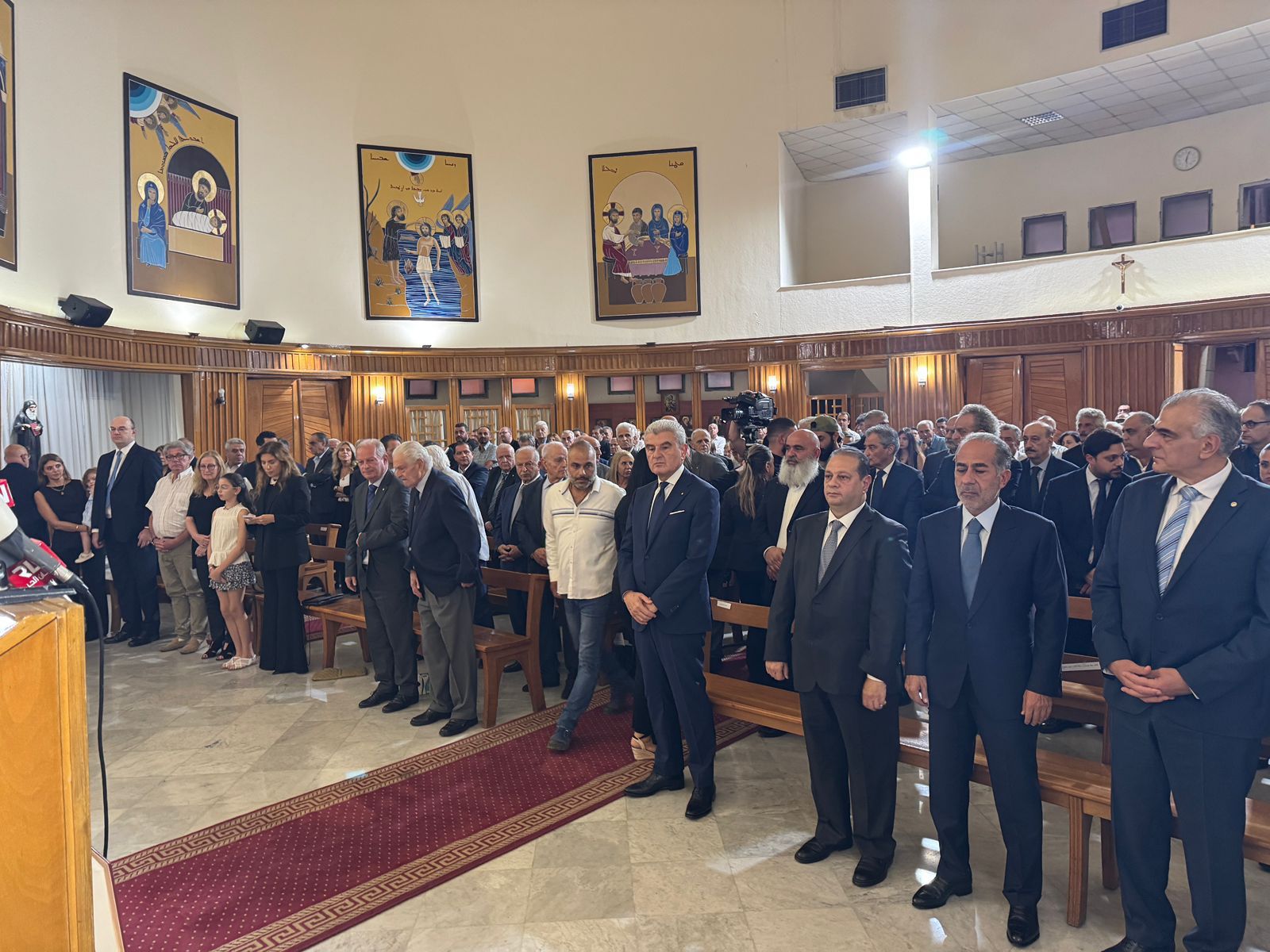 قداس في الذكرى 35 لاستشهاد داني شمعون وعائلته