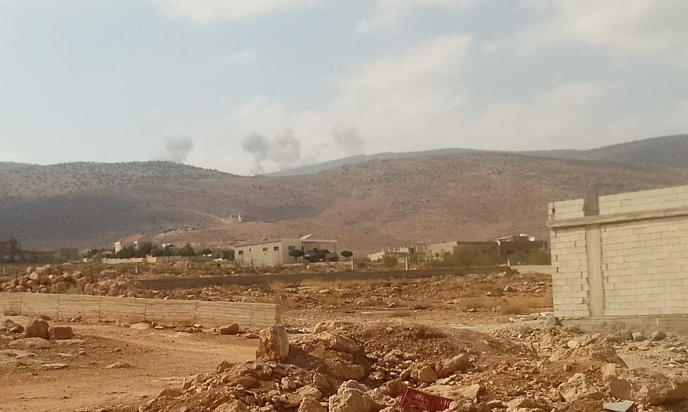 بالفيديو: غارات تستهدف جرود الهرمل