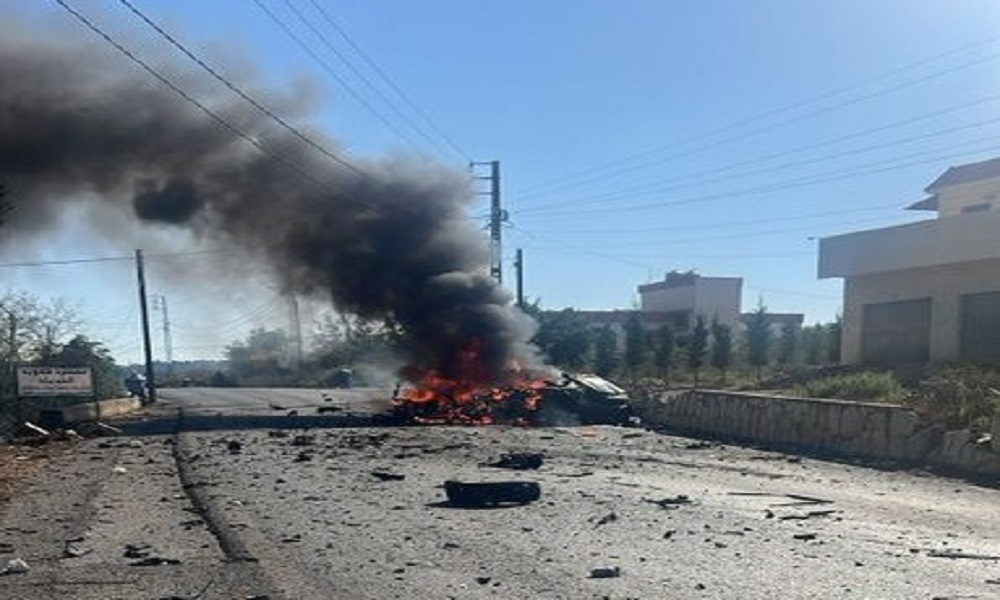 لحظة استهداف السيارة في برج قلاويه.. ماذا عن الحصيلة؟ (فيديو)