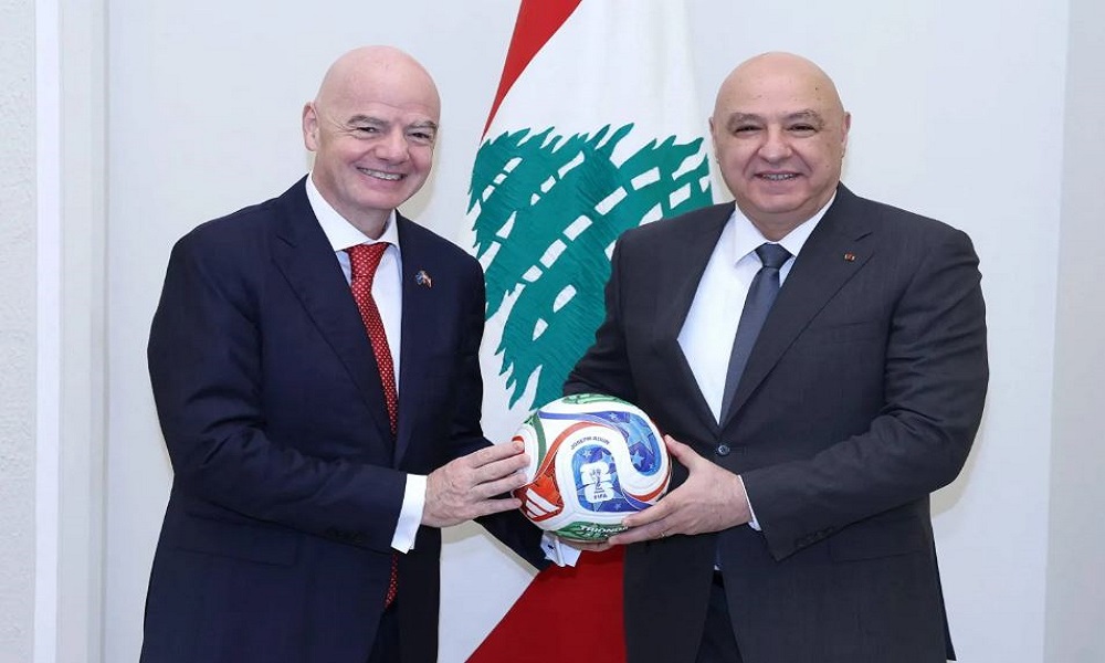 إنفانتينو: نريد بناء ملعب يرمز لمستقبل لبنان المشرق