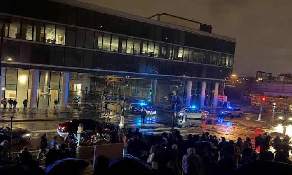 إخلاء مقر التلفزيون الفرنسي! (فيديو)