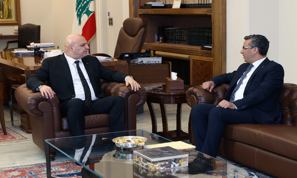 هاني يطلع عون على واقع القطاع الزراعي وخطوات تسهيل التصدير