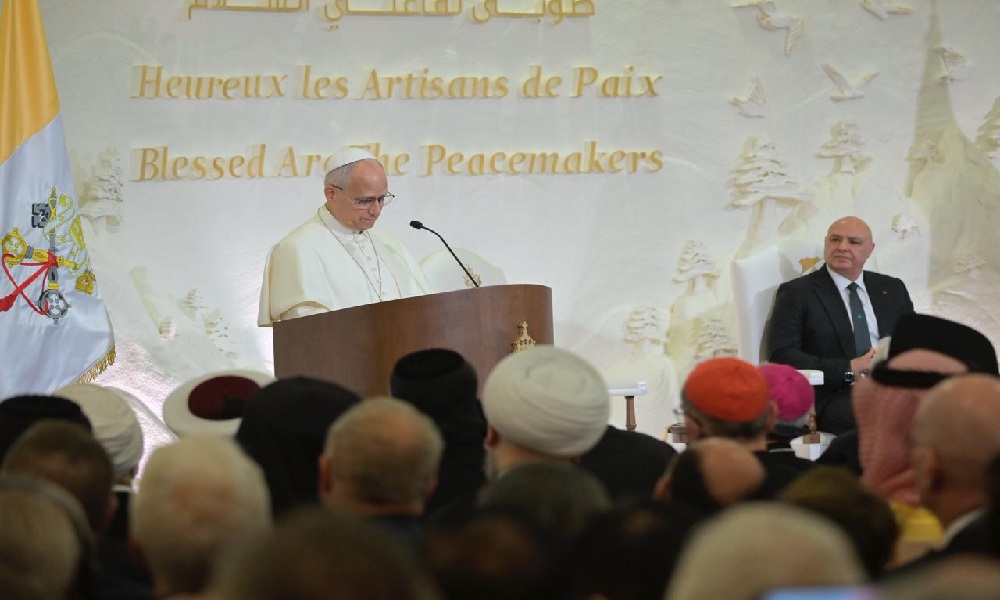 البابا لاوون: الشعب اللبناني لا يستسلم.. والسلام يتطلب شجاعة