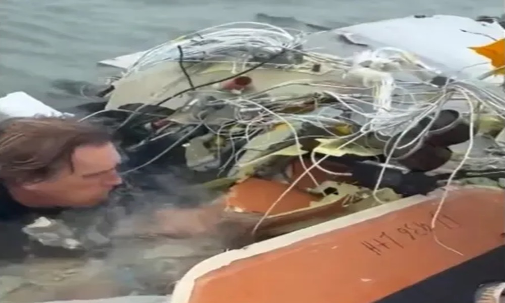 بالفيديو: تحطّم طائرة تقلّ طفلًا للعلاج