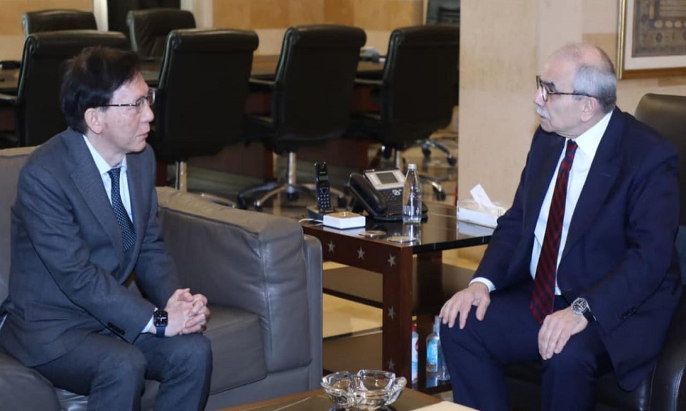 سفير اليابان زار سلام مودعًا