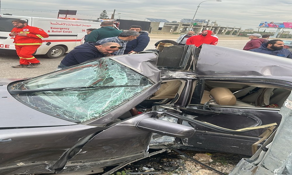 حادث سير مروّع على أوتوستراد القلمون