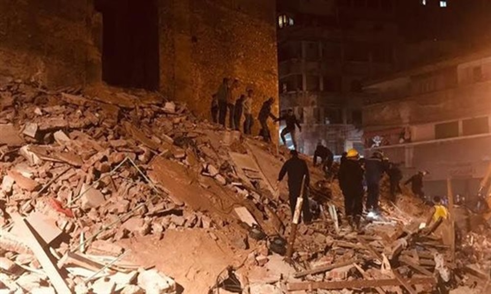 انفجار داخل مبنى سكني في مصر