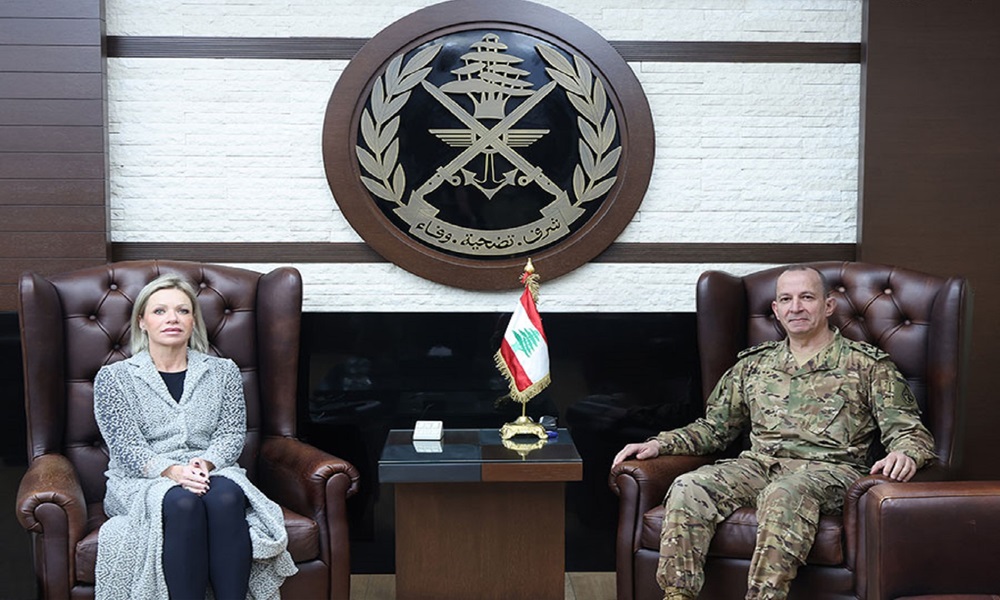 الأوضاع العامة في لبنان بين قائد الجيش وبلاسخارت