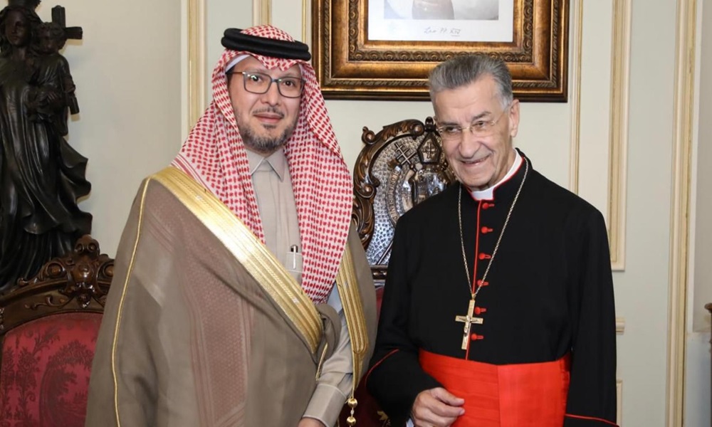 بالصور: بخاري في بكركي