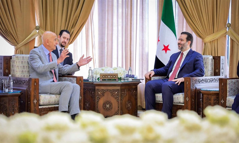 الشيباني بحث مع براك في المستجدات