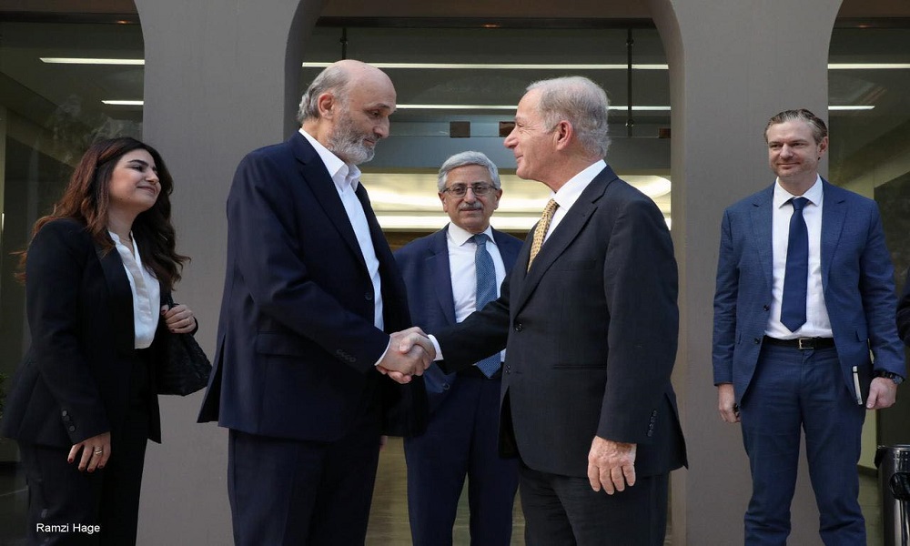 المستجدات السياسية بين جعجع والسفير الأميركي