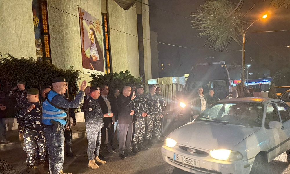 الحجار وعبدالله يتفقدان نقطة أمنية في سن الفيل