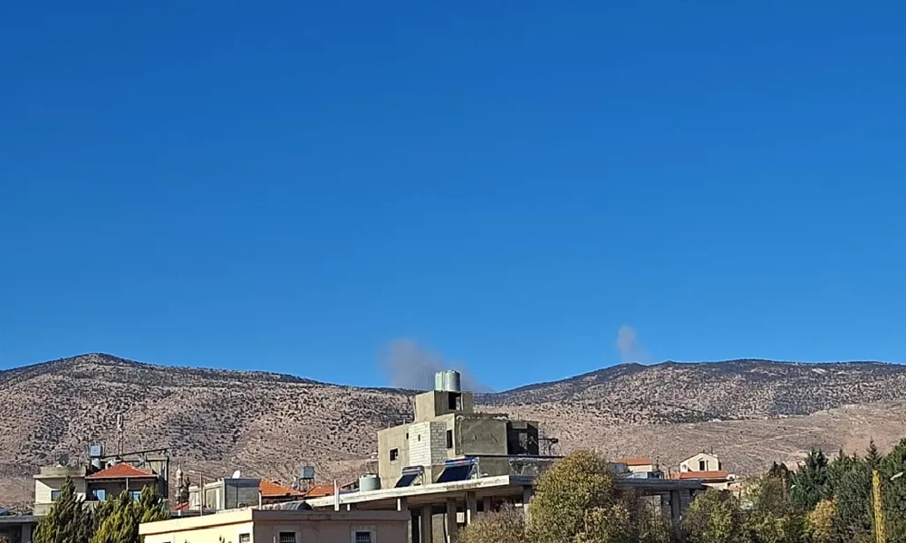 غارات إسرائيلية تستهدف جرود الهرمل (صورة)