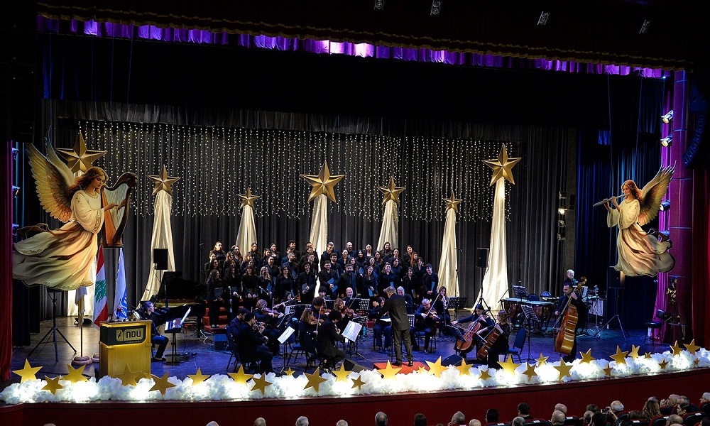 الأب بشارة الخوري خلال ريسيتال الـNDU: الجامعة هي حيث يلتقي العلمُ بالفن