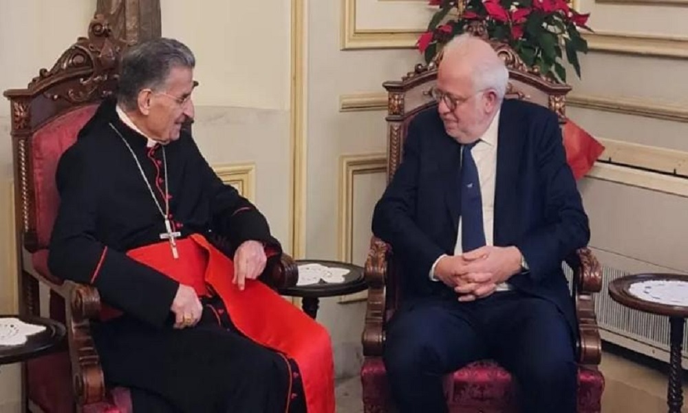 وزير العدل في بكركي