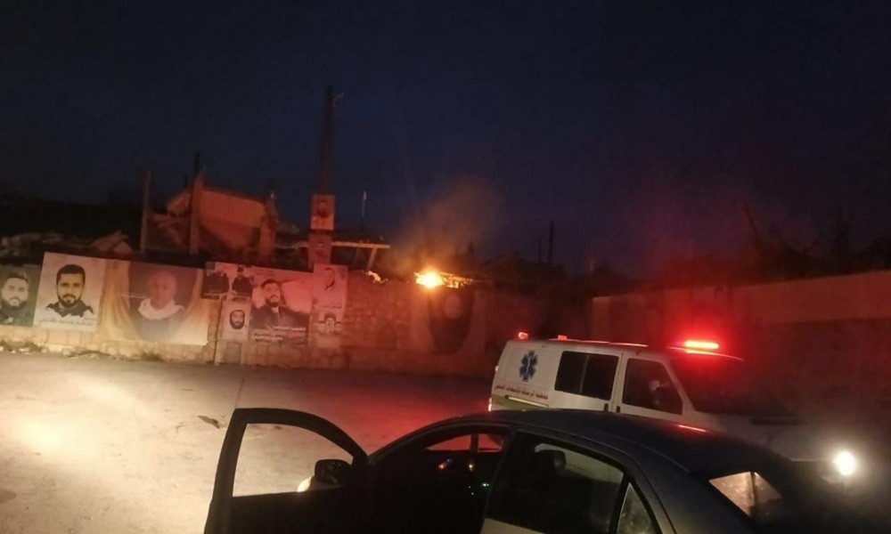 إلقاء قنبلة صوتية في ساحة عيتا الشعب