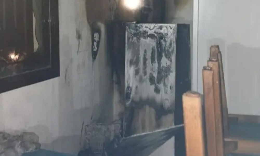 حالة اختناق نتيجة حريق شقة في كفرزبد 