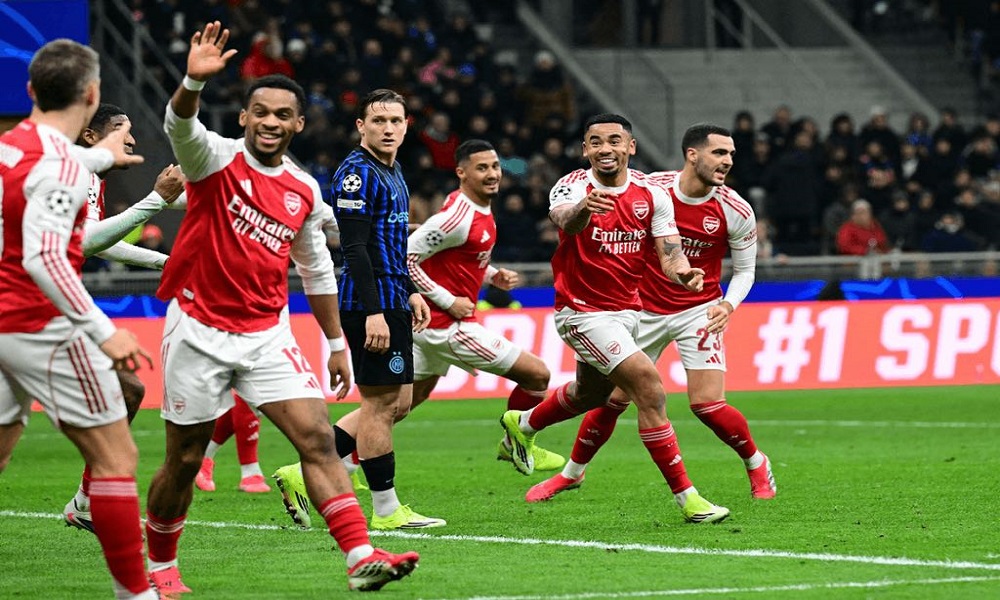 آرسنال ينتزع تذكرة التأهل من إنتر