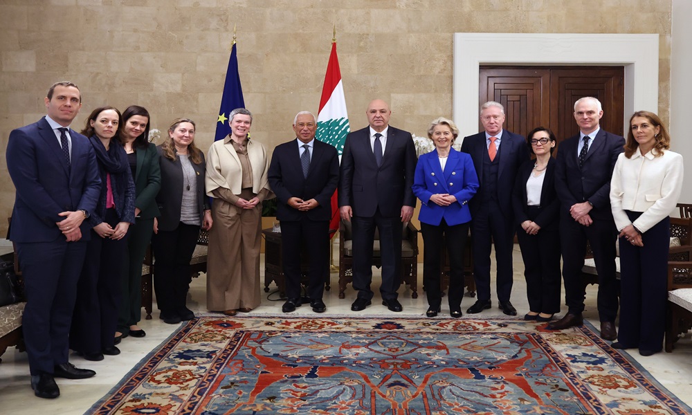 رئيس المجلس الأوروبي: انتخاب عون عنصر مهم للاستقرار